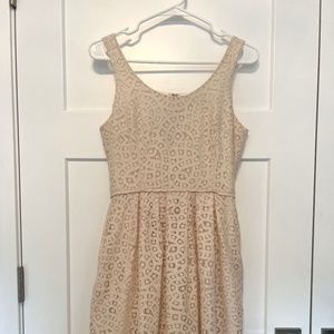 J. Crew | Lace, Scalloped, Pleated Dress W/ Pocke… - image 1